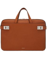 Ferragamo - Briefcase With Gancini Buckles (M) - Lyst