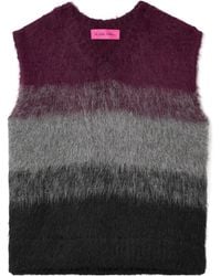 The Elder Statesman - Gradient Brushed Alpaca Blend Vest - Lyst