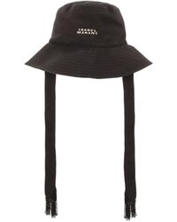 Isabel Marant - Shaley Logo Embroidered Bucket Hat - Lyst