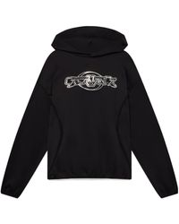 CASABLANCA - Oversized Panelled Hooded Sweatshirt - Lyst