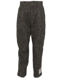 Doublet - Plaid Wool Casual Pants - Lyst