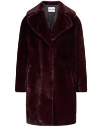 Stand Studio - Camille Faux Fur Teddy Coat - Lyst