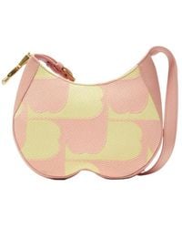 Burberry - Small Chess Leather Shoulder Bag - Lyst