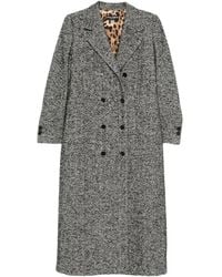 Dolce & Gabbana - Dolce & Gabbana Wool Double-Breasted Coat - Lyst