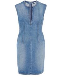 Stella McCartney - Denim Minidress - Lyst