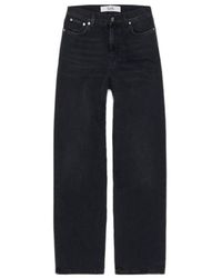 Séfr - Séfr Logo Patch Wide Cut Jeans - Lyst