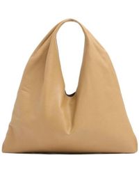 The Row - Small Bindle Silk Leather Top Handle Bag - Lyst