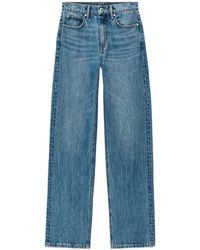 Alexander Wang - Mid-Rise Straight-Leg Jeans - Lyst