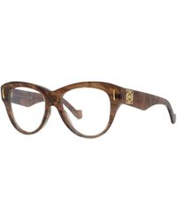 Loewe - Cat Eye Frame Glasses - Lyst