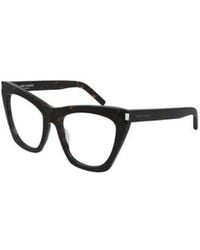 Saint Laurent - Logo Flat Lens - Lyst