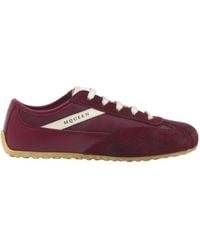 McQueen - Boxe Leather Sneakers - Lyst