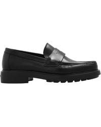 Ferragamo - Ferragamo Logo Embossed Slip-On Loafers - Lyst