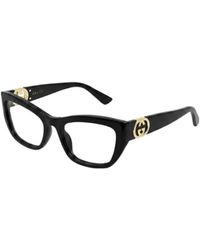 Gucci - Eyewear Cat Eye Frame Glasses - Lyst