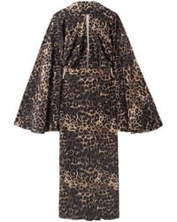 Johanna Ortiz - Post Treasured Open-Back Cutout Leopard-Print Silk-Blend Maxi Dress - Lyst