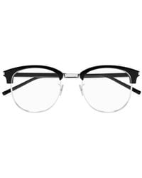 Saint Laurent - Eyewear Round Frame Glasses - Lyst