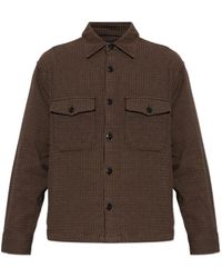 AllSaints - Kanda Checked Overshirt - Lyst