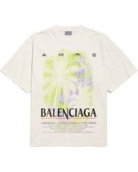 Balenciaga - Graphic Print T-Shirt - Lyst