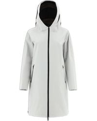 Herno - Long-Sleeved Hooded Zipped Coat - Lyst
