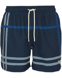 Barbour - Logo-Detail Swim Shorts - Lyst