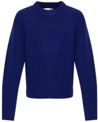 Jil Sander - Ribbed Crew-Neck Knitted Jumper - Lyst