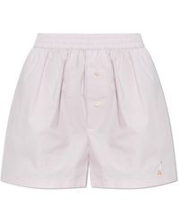 Moschino - Embroidered Shorts - Lyst