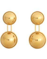 Alaïa - Alaïa Double Sphere Earrings - Lyst
