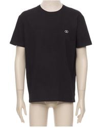 Valentino - Vlogo Embroidered Crewneck T-Shirt - Lyst