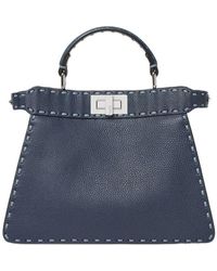 Fendi - Multicolored Selleria Bag With 556 Hand-Sewn Topstitches - Lyst