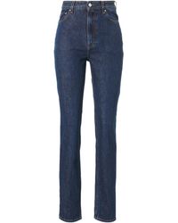 TOTEME - High-Rise Slim Jeans - Lyst
