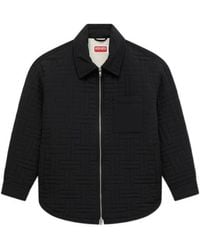KENZO - Zip-Up Quilted Jacket - Lyst