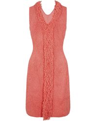 Bottega Veneta - Textured Shift Dress - Lyst