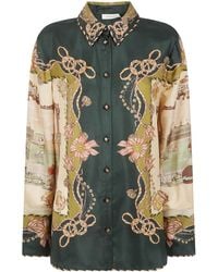 Zimmermann - Valiant Twill Shirt - Lyst