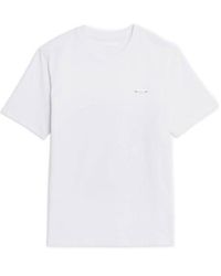Helmut Lang - Logo Embroidered Crewneck T-Shirt - Lyst