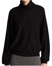 Vince - Wool-Cashmere Dolman-Sleeve Turtleneck Sweater - Lyst