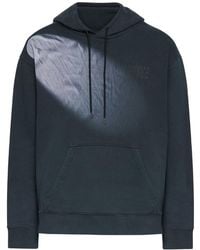 MM6 by Maison Margiela - Logo Printed Drawstring Hoodie - Lyst