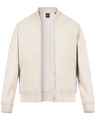 BOSS - Long-Sleeved Casual Jacket - Lyst