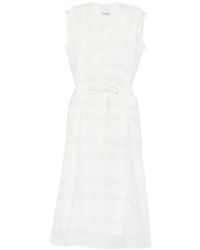 Low Classic - Tie-Waist Midi Dress - Lyst