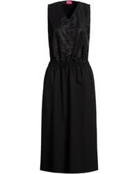 DIESEL - Minimalist Solid Color Sleeveless Dress - Lyst