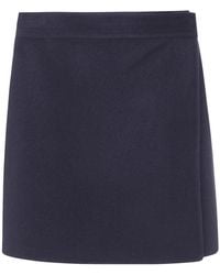 Semicouture - June Double Layers Miniskirt - Lyst