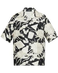 Amiri - Floral-Print Short-Sleeved Shirt - Lyst