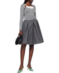 ShuShu/Tong - Patchwork Knit Sling Tank Top - Lyst