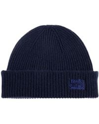 Paul Smith - Ribbed Knit Beanie Hat - Lyst
