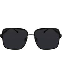 Ferragamo - Geometric Frame Sunglasses - Lyst