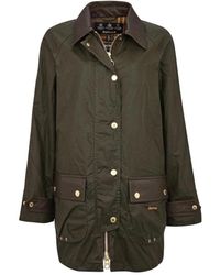Barbour - Logo Embroidered Casual Jacket - Lyst