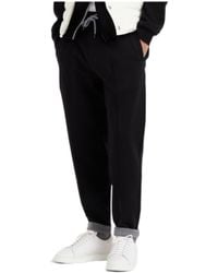 Brunello Cucinelli - Drawstring Fleece Trousers - Lyst