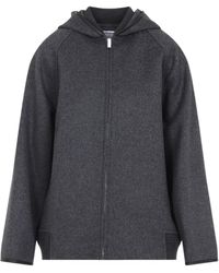 Bottega Veneta - Relaxed Fit Hooded Jacket - Lyst