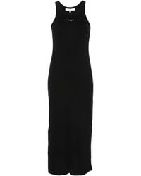 Maison Kitsuné - Maison Kitsuné Ribbed Logo Tank Knitted Dress - Lyst