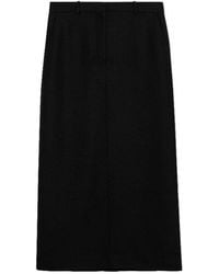 TOTEME - Belt Loop Midi Skirt - Lyst