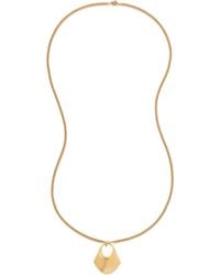 KHAITE - Lotus Pendant Small Necklace - Lyst