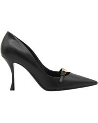 Dolce & Gabbana - 90Mm Leather Pointed-Toe Pumps - Lyst